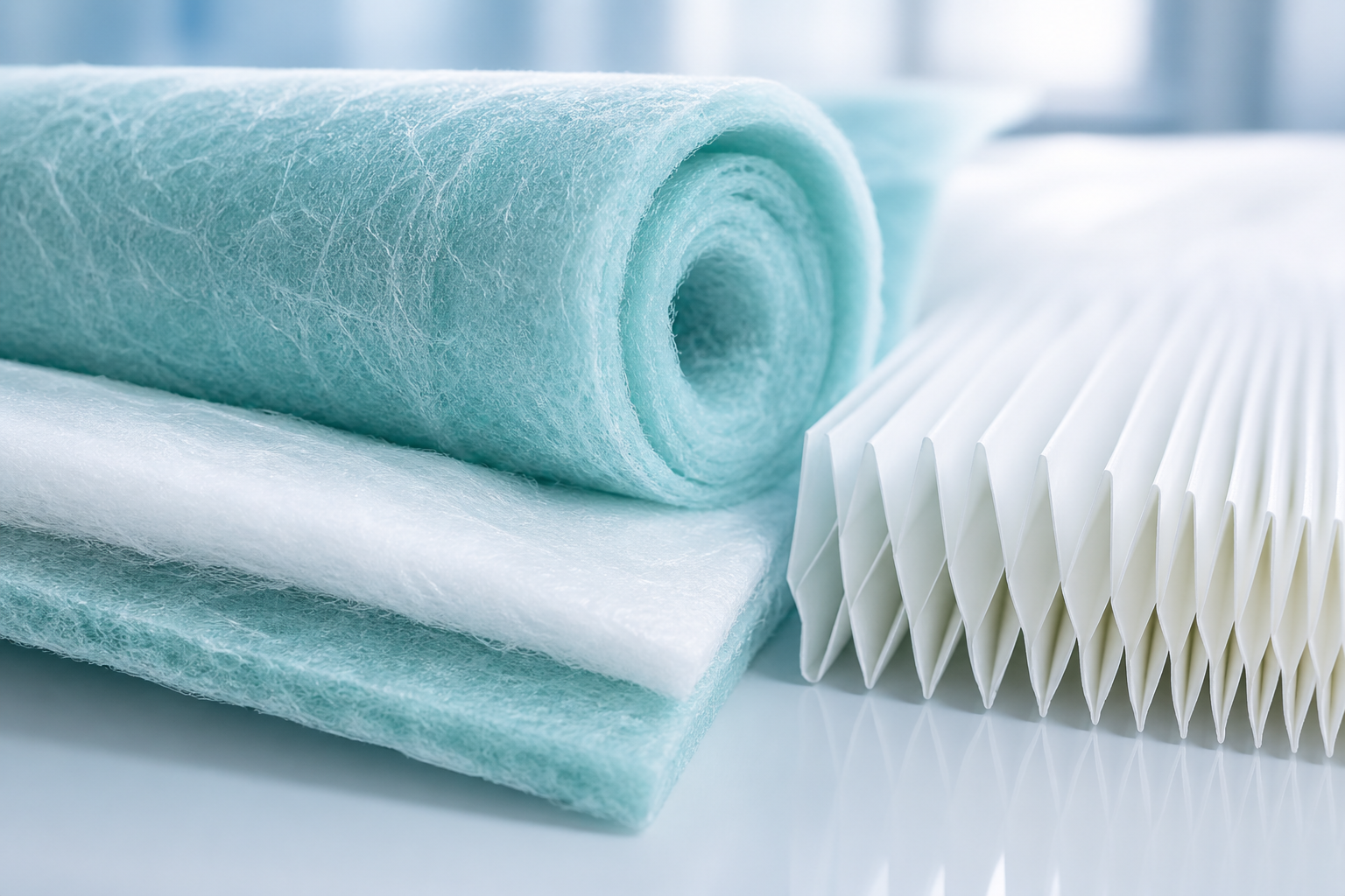 Glass fiber filtration media